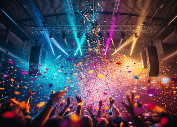 Confetti Blower Hire